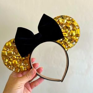 Gold jeweled Minnie ears Disney